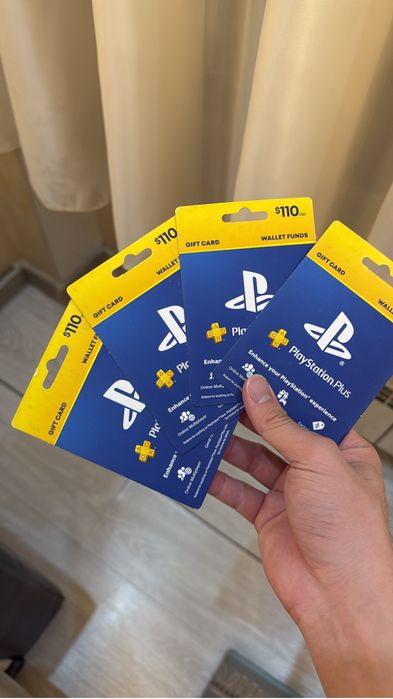 Gift card PlayStation карты для пополнение psn ps