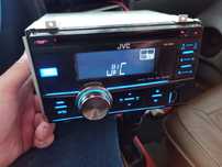 Cd player auto JVC KW R400 Radio FM fara adaptor Bluetooth.