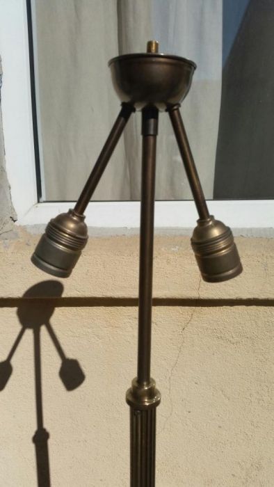 Lampadare vintage din bronz