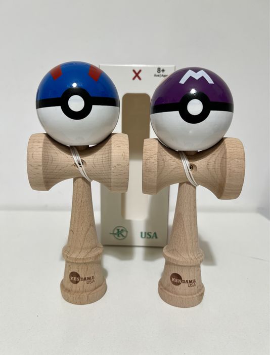 Kendama USA x Pokemon - Bilă Pokeball Lucioasă