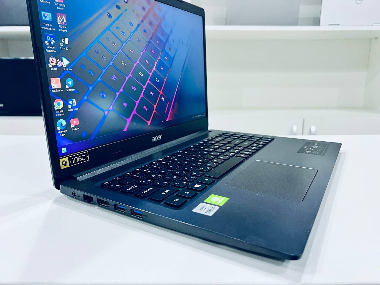 #Acer Aspire 3 

IT sohasi uchun – Qo'shimcha 2GB videokartali, holat