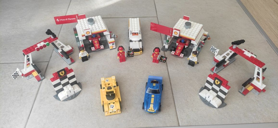 Lego shell формула , подиум, камионче, цистерна и коли