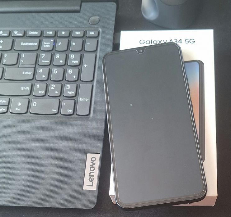 Telefon Samsung A34 5G Black 128 GB slot SIM și SD .