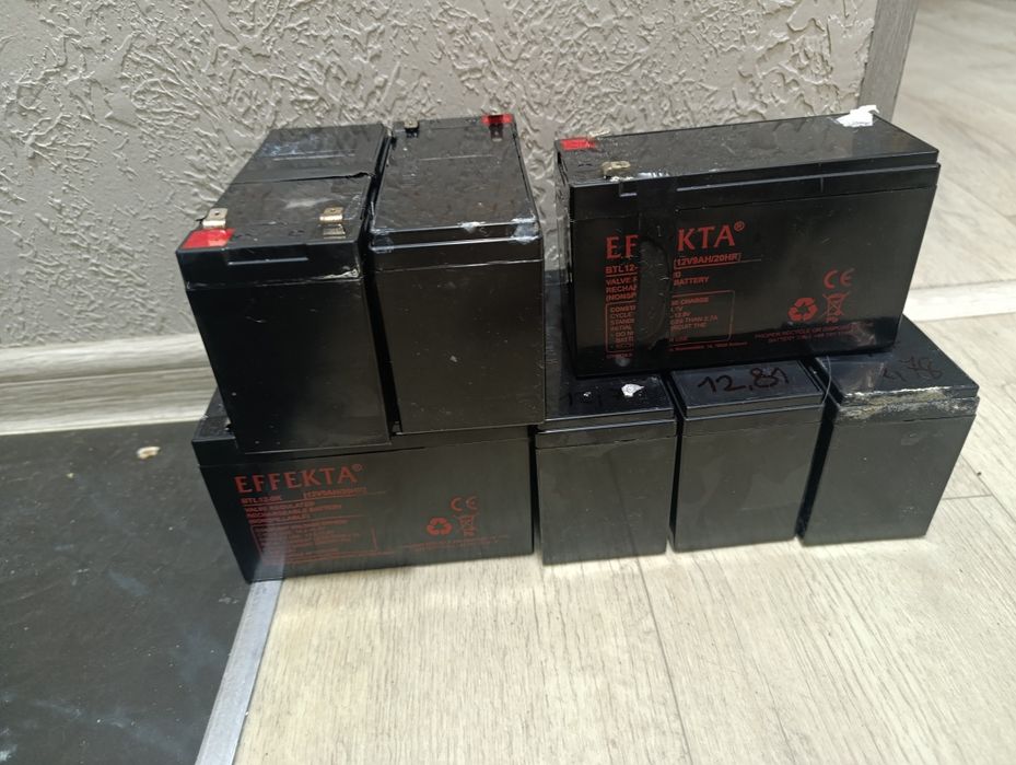 Отдам даром аккумуляторы от UPS