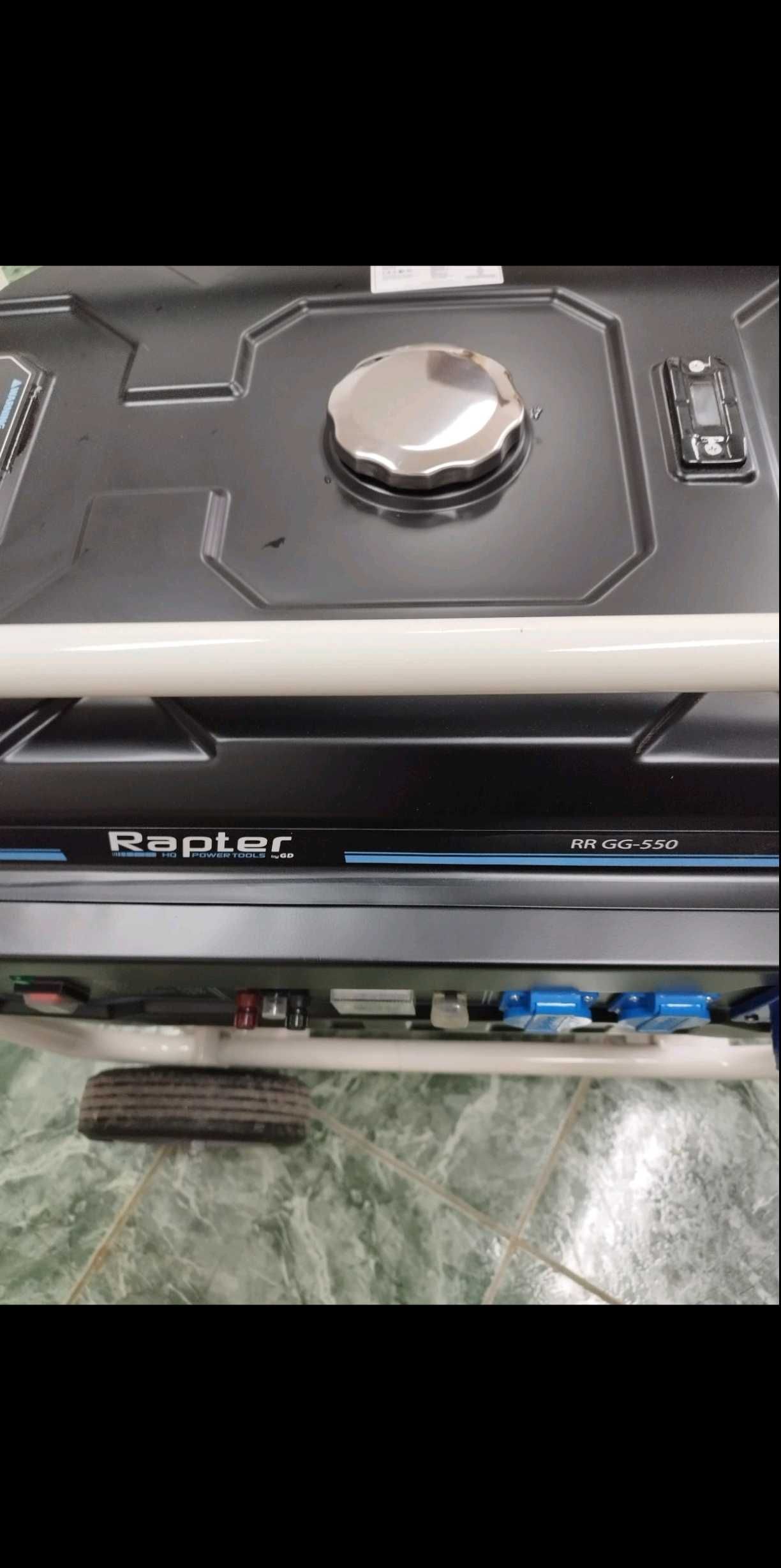 Бензинов генератор 5.5kW Rapter RR GG-550 - Отлично състояние