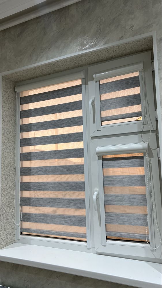 Жалюзи: ролл штор; ДУЭД; дикей тюль