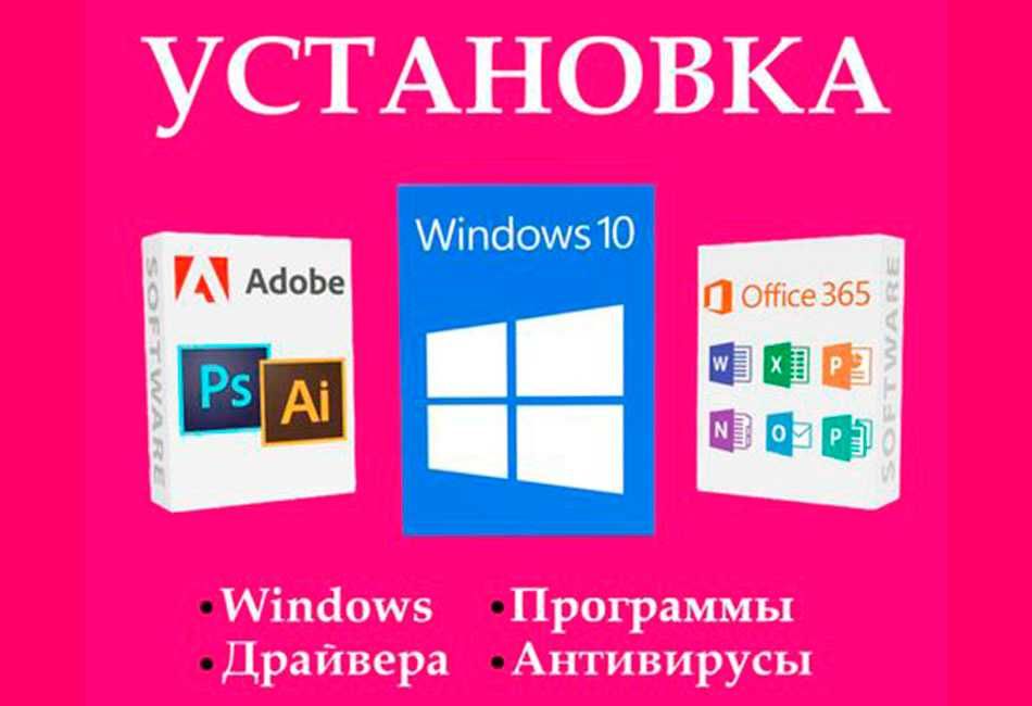 Переустановка Windows 8, 10, 11 Установка Windows Ремонт компьютеров