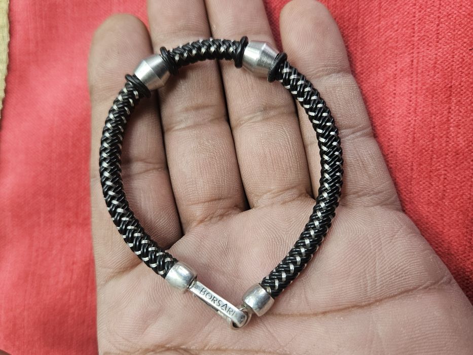 Сребърна  гривна от  Borsari.