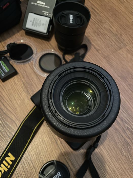 Nikon D3500 cu 35mm, 18-55 si 55-200mm