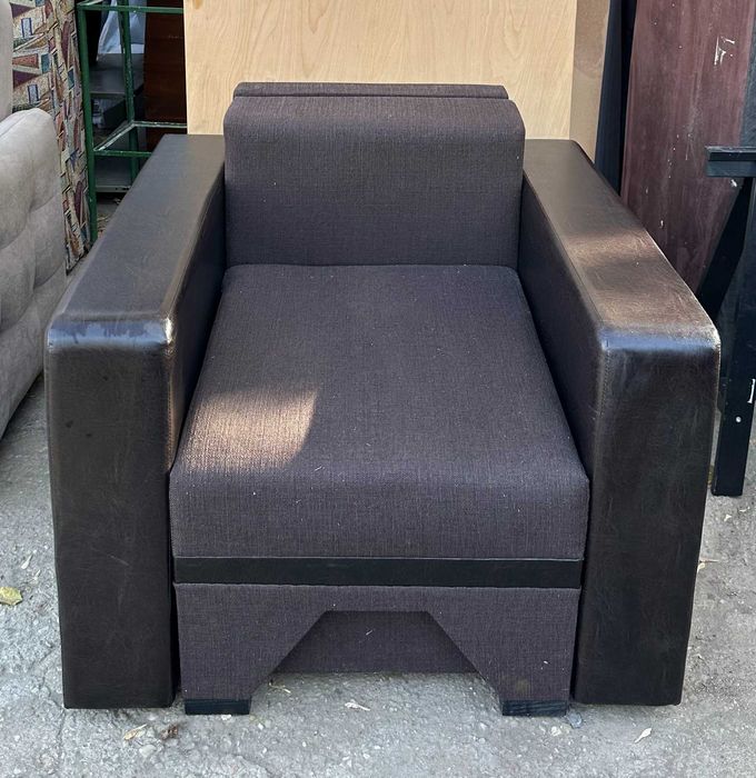 Fotoliu confortabil Extensibil; Pat cu Lada si Saltea 195x60 cm