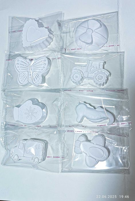 Набор гипсовых раскрасок