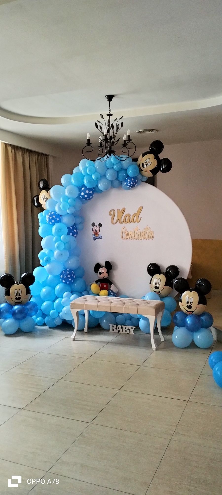 Aranjamente, decor - arcada baloane, photocorner evenimente