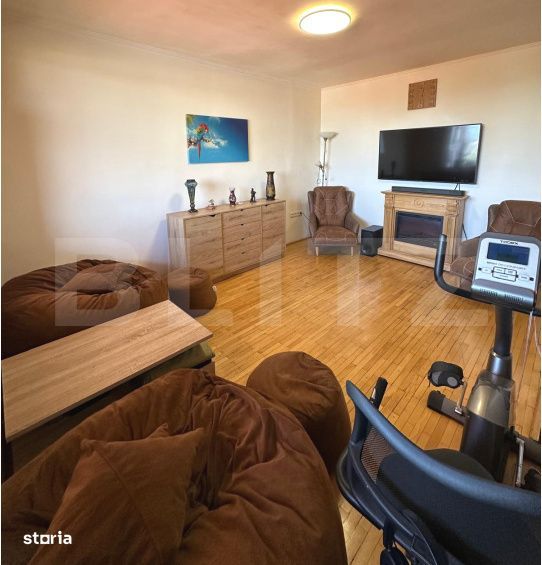 Apartament modern cu 3 camere, complet mobilat si utilat – Zona semi