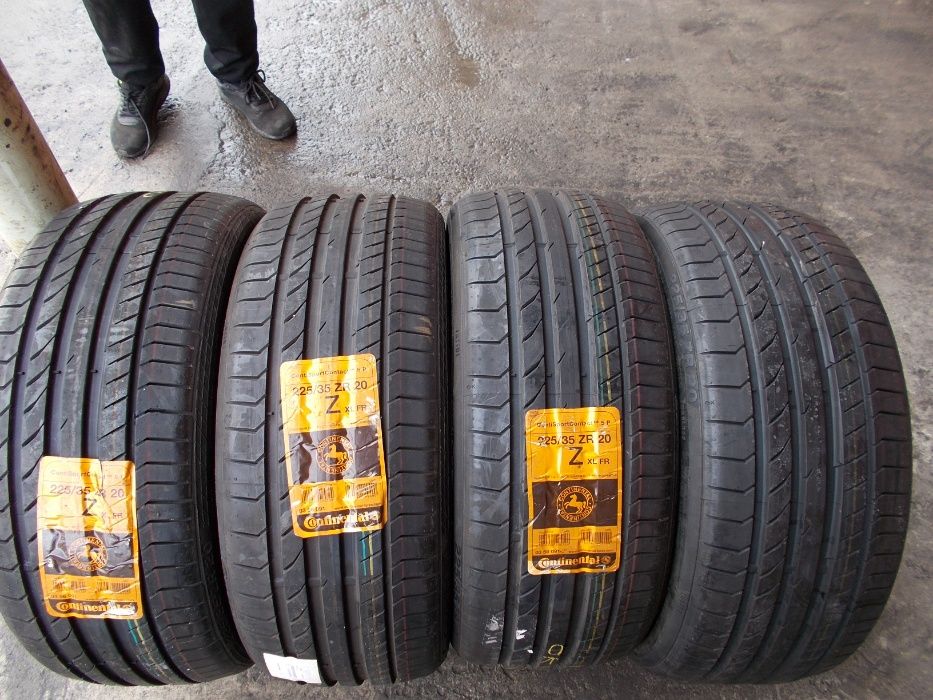 4 anvelope de vara Noi 225 35 20 marca Continental dot 2018