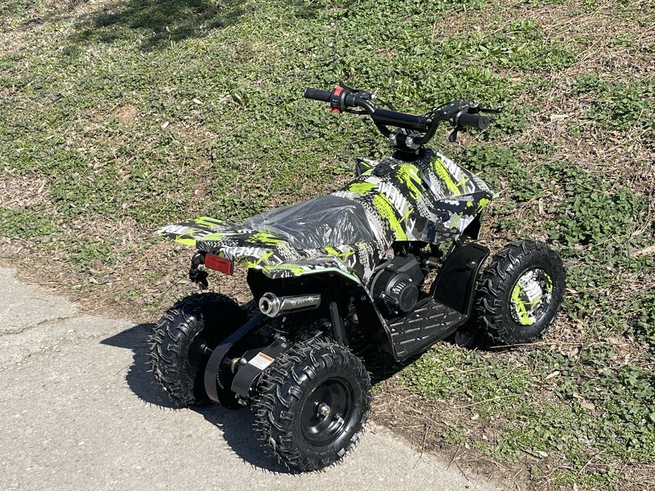 ATV Copii pe Benzina 49cc tip Tesla Pornire pe Buton Cutie Automata