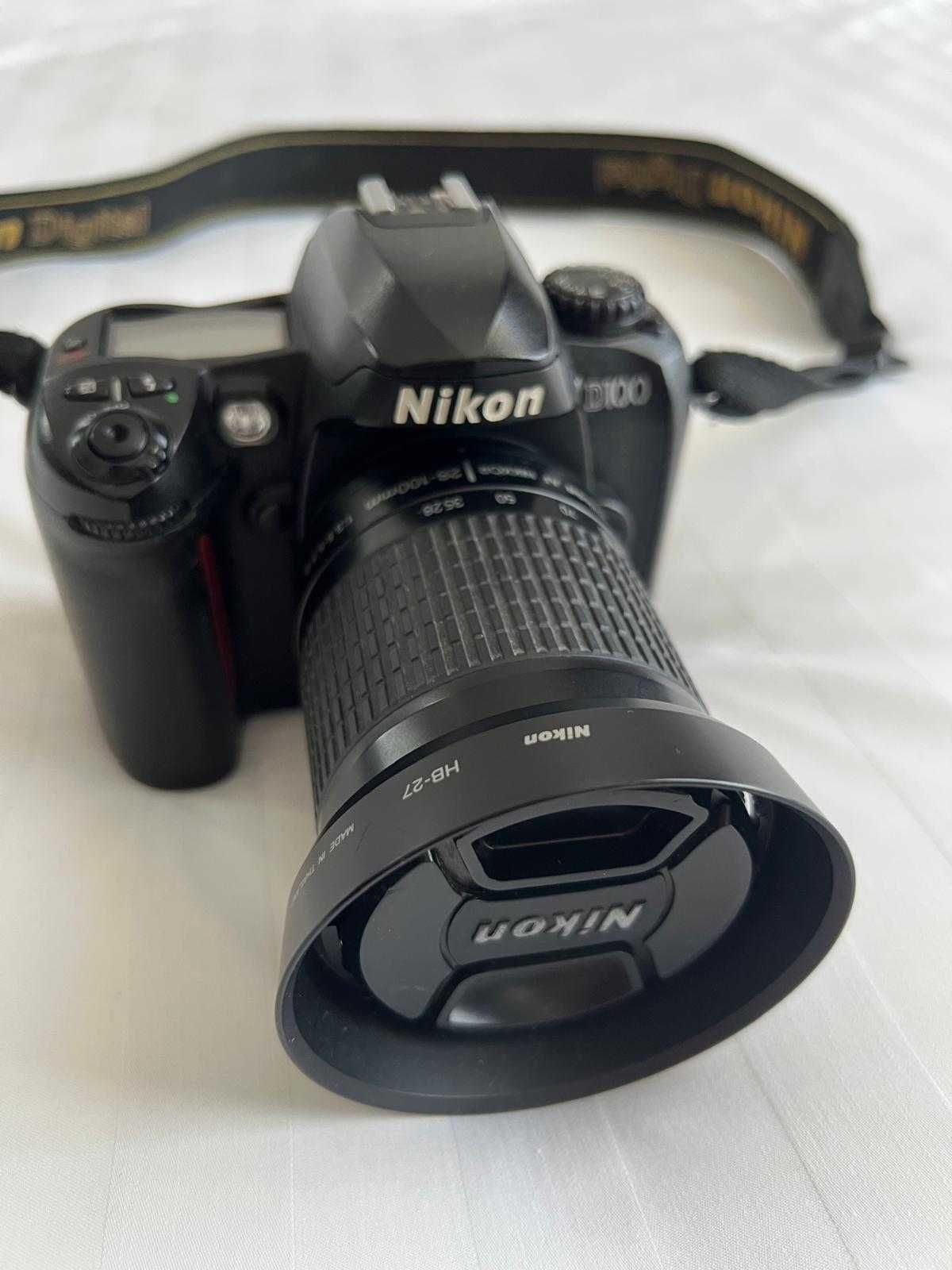 Nikon обектив AF Nikkor 28-100mm f/3.5-5.6 със Фотокамера Nikon D100