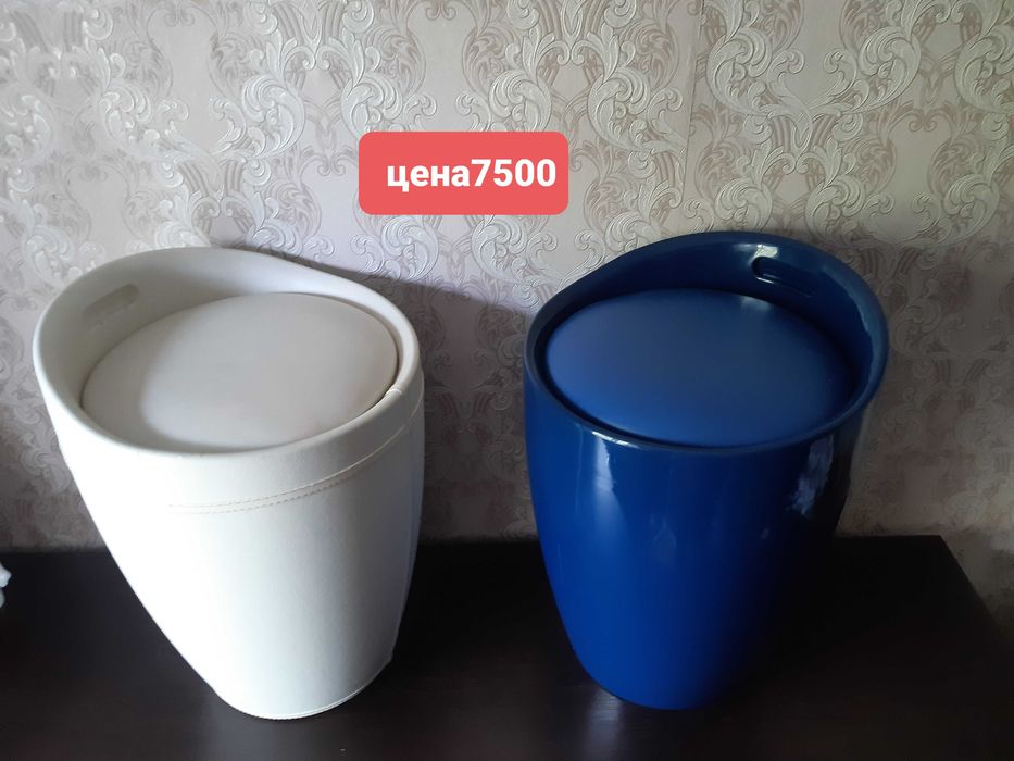 Пуфик Стул-табурет Wenko пластик экокожа