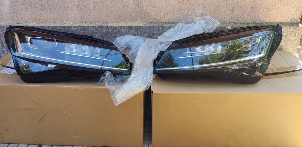 Оригинални Фарове Skoda Superb III Facelift – Full LED, без забележки