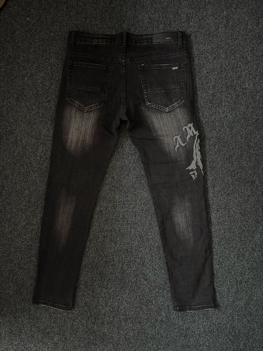 Черни дънки Amiri