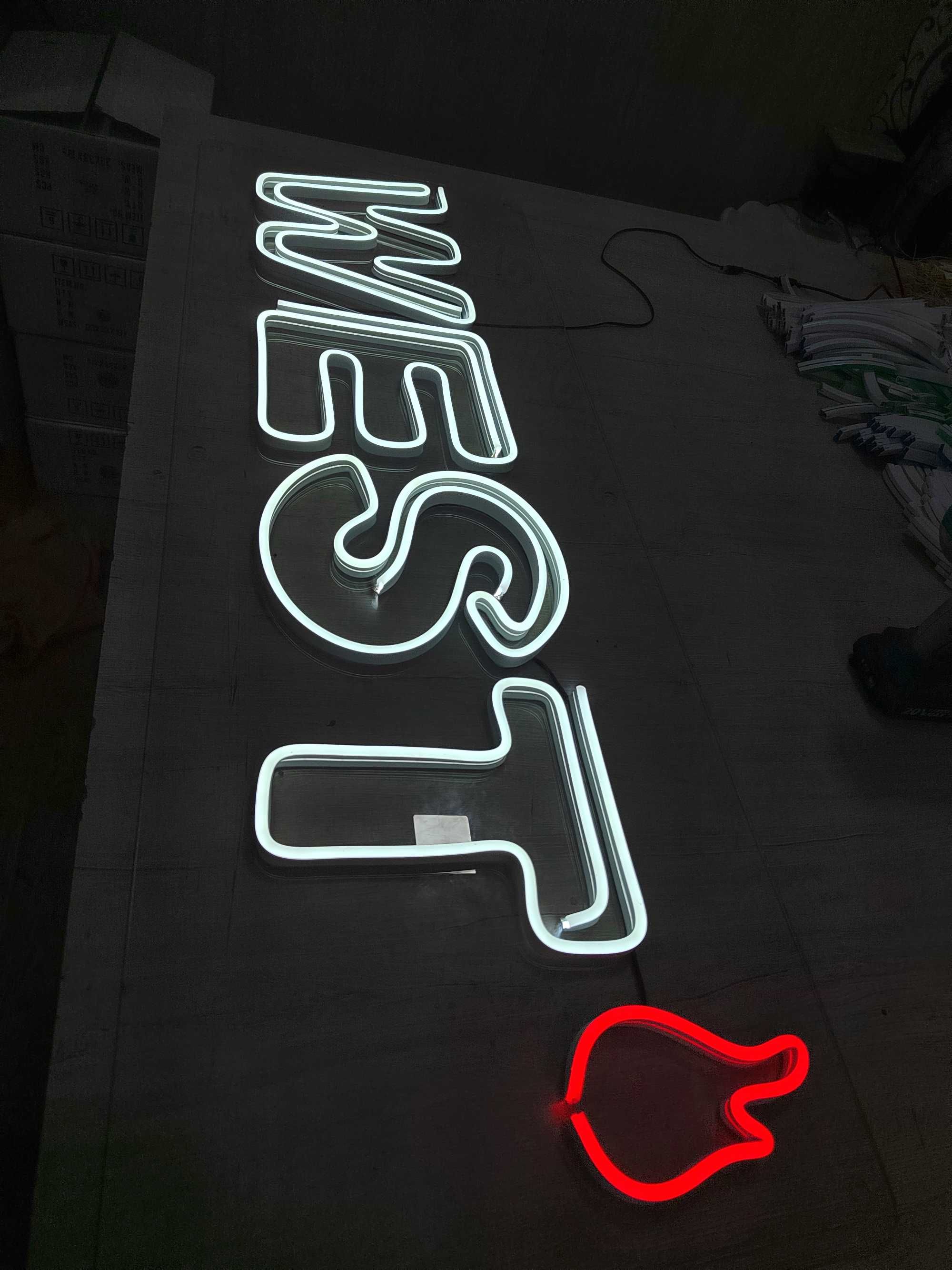 NEON REKLAMA xizmatlari.