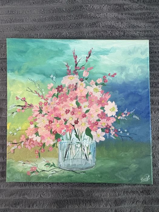 Tablou pictat in ulei 50x 50