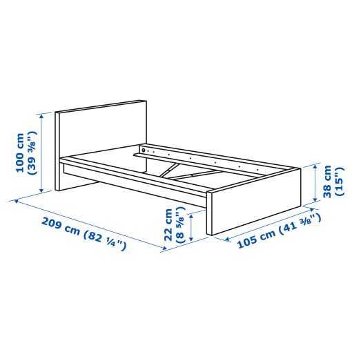 Единично легло IKEA Malm