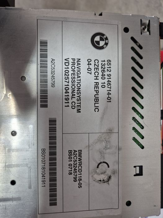 Radio cd player BMW x3