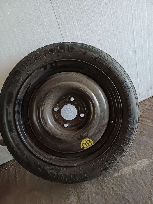 Roata rezerva slim Ford Focus 125/80R15 și rezerva temporara Laguna