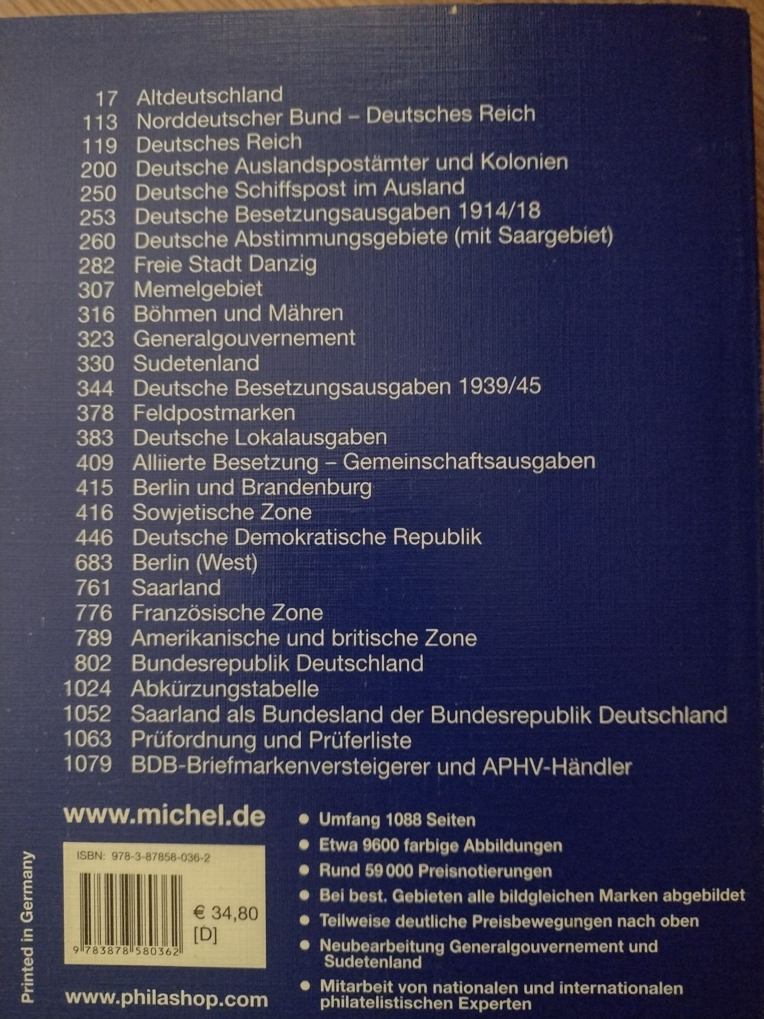 Catalog timbre international 94,2 vol și german 2008