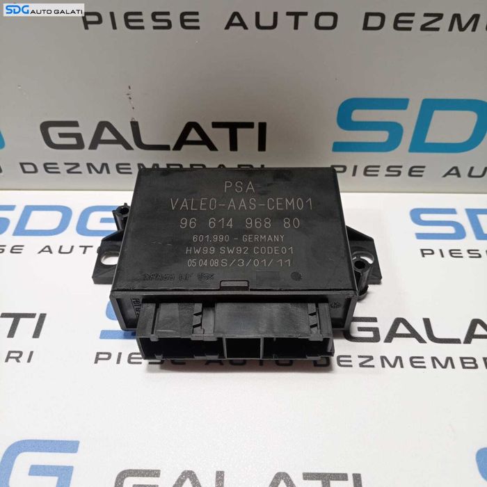 Unitate Modul Calculator Senzori Parcare Parktronic Peugeot 207 CC 2006 - 2014 Cod 9661496880 [1819]