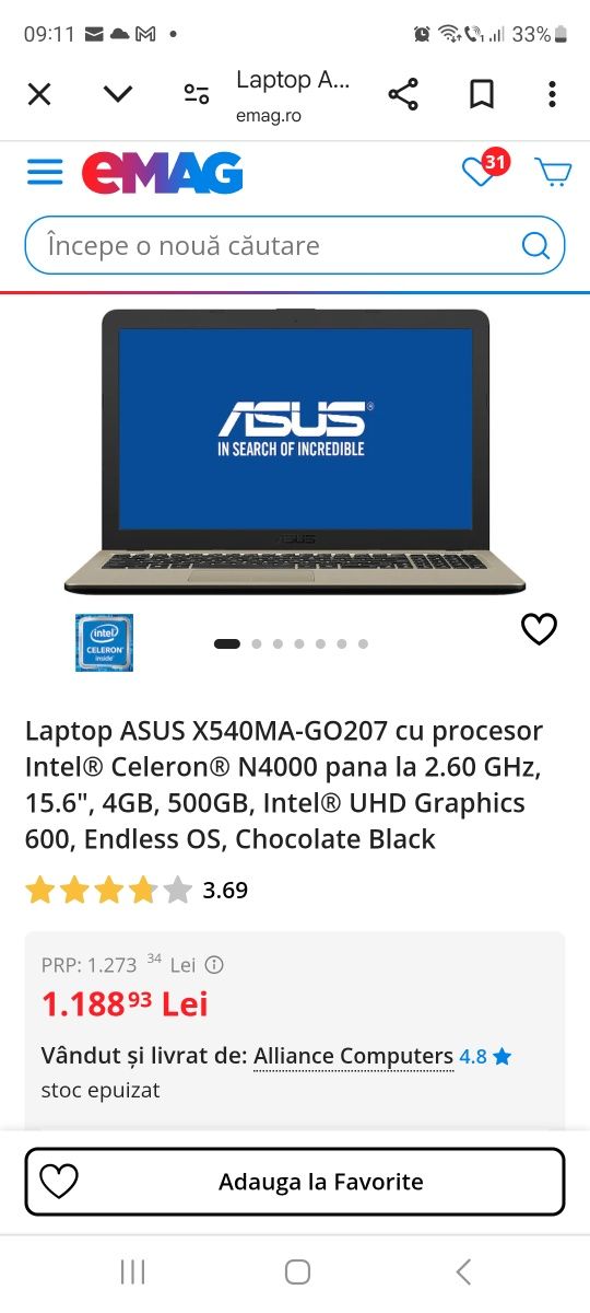 Asus, arată  și func.de 10