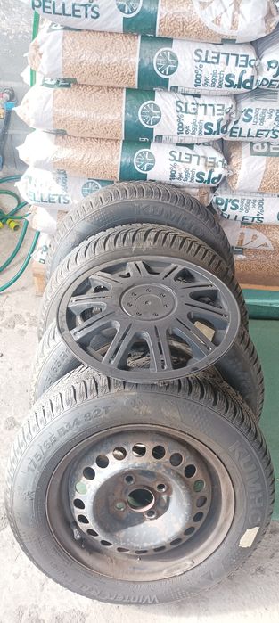 Железни джанти с зимни гуми Kumho dot1921 - 175/65/14 Honda Jazz Джаз