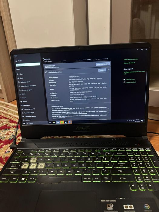 Asus tuf gaming fx505dt