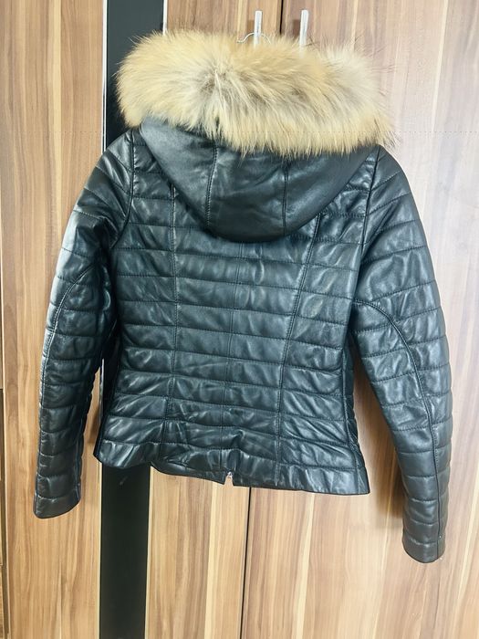 Естествена кожа яке на Митрон