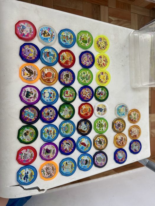 Tazos Yu-Gi-Oh, Pokemon