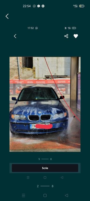 Vând orice piesa BMW e46 318i motor de 2000 benzina, 143 de cai
