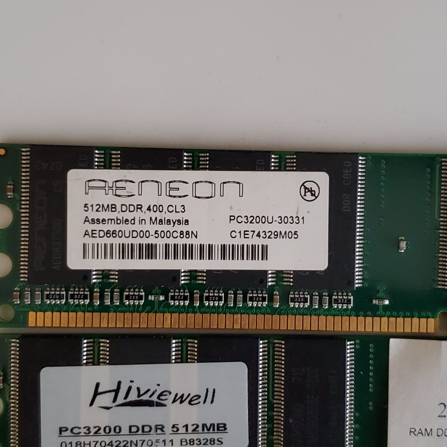 DDR SI DDR2 PC3200 PC2-6400