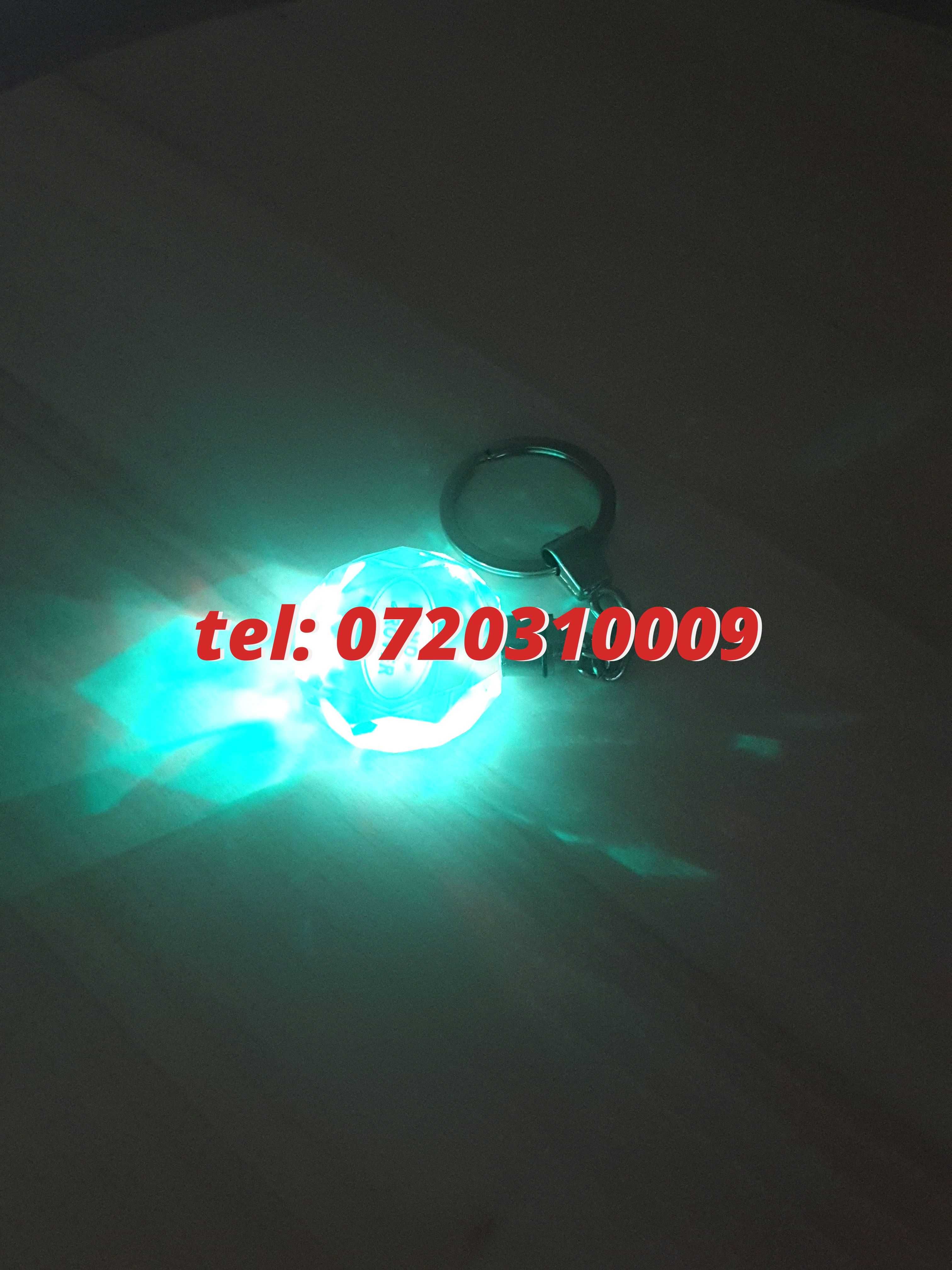 Breloc Sticla Cu Led 6 Culori Land Rover
