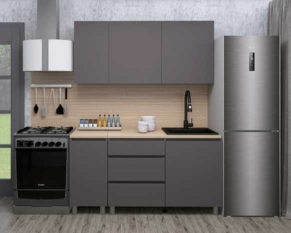 Акция! Новая кухня кухонный гарнитур 160x216.2х60, АЗИЯ СКЛАД А930401