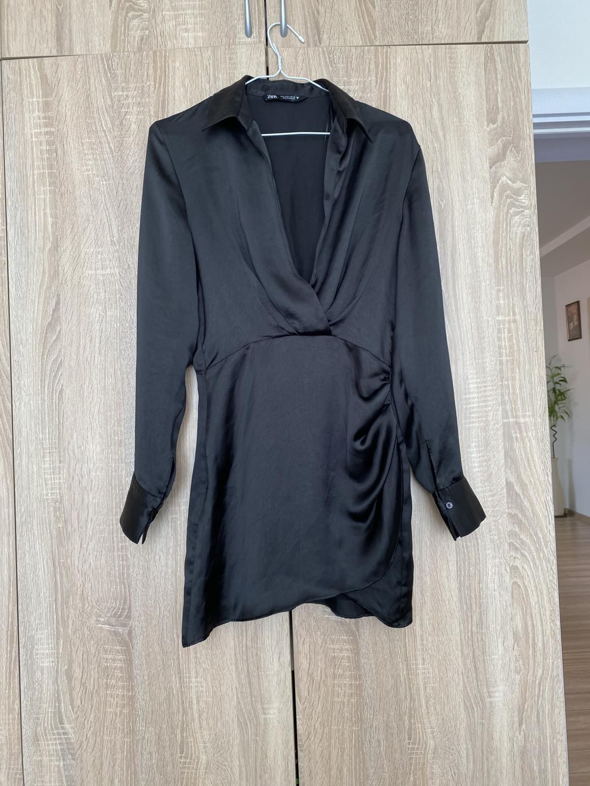 Рокля Zara, сатен