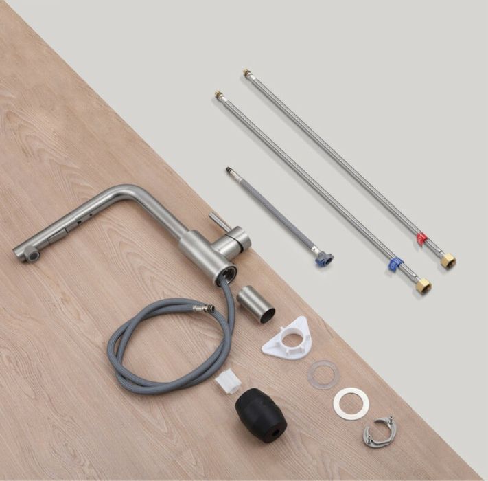 Baterie bucatarie cu extensie duș