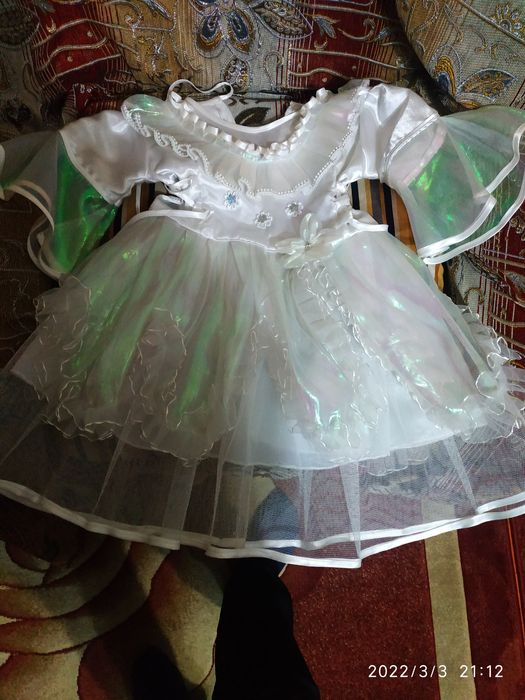 Белое платье для девочек