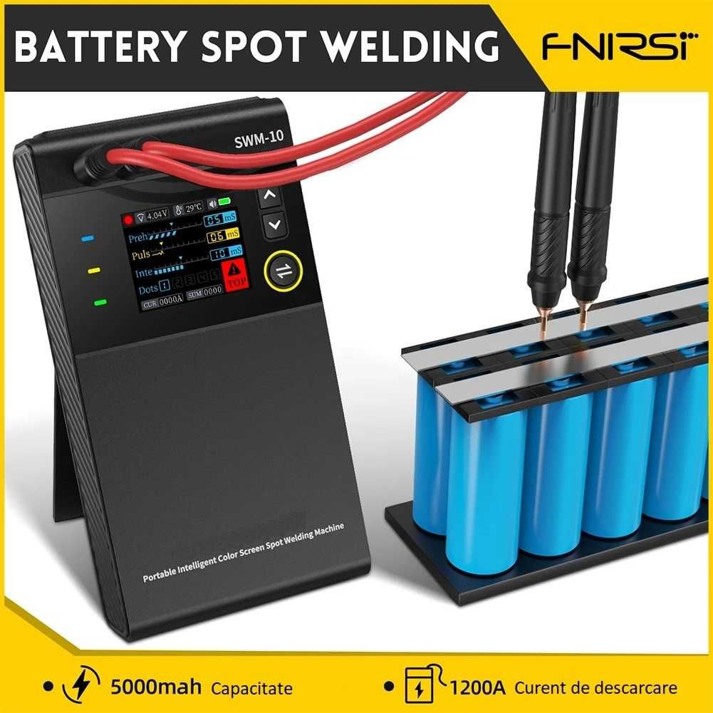 Mini aparat de sudura in puncte acumulatori baterii Fnirsi SWM 10