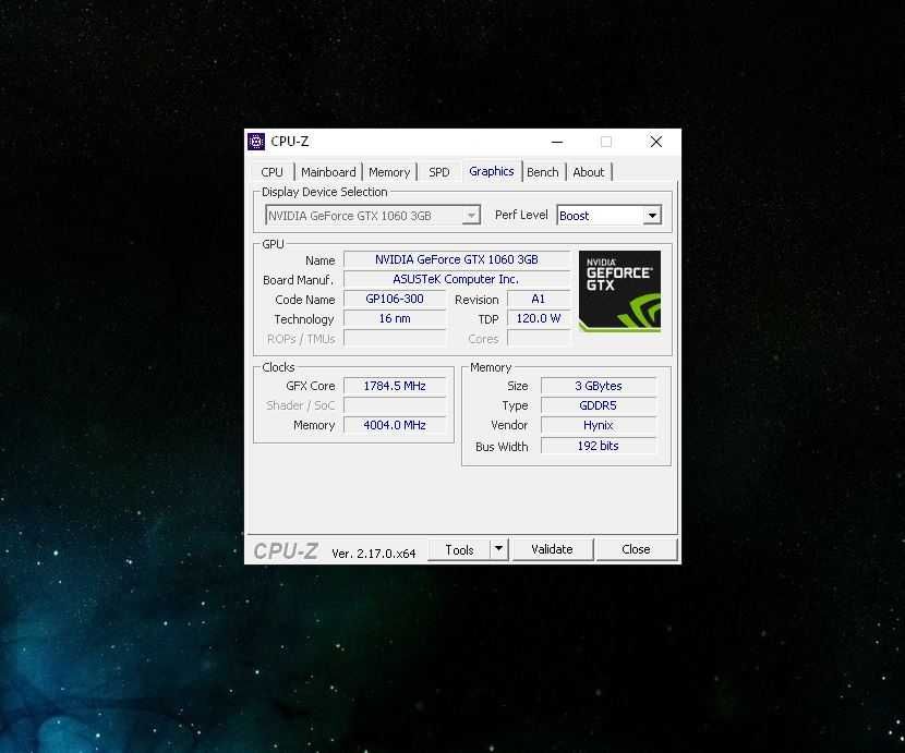 Placa video ASUS GeForce GTX 1060 Dual OC 3GB GDDR5 192-bit