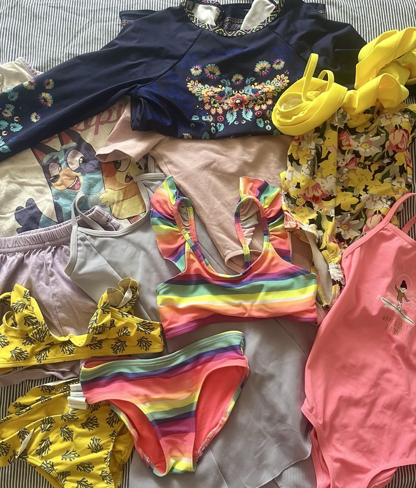 Лот летни дрехи за момиче р-р 110 ZARA, H&M, Wikiki, Rezerved, Okaidi