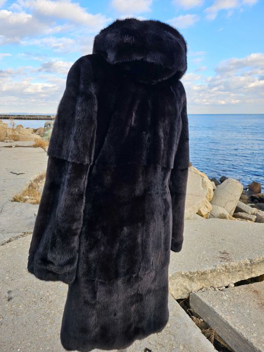 Отстъпка Палто от норка Black Nafa Italy