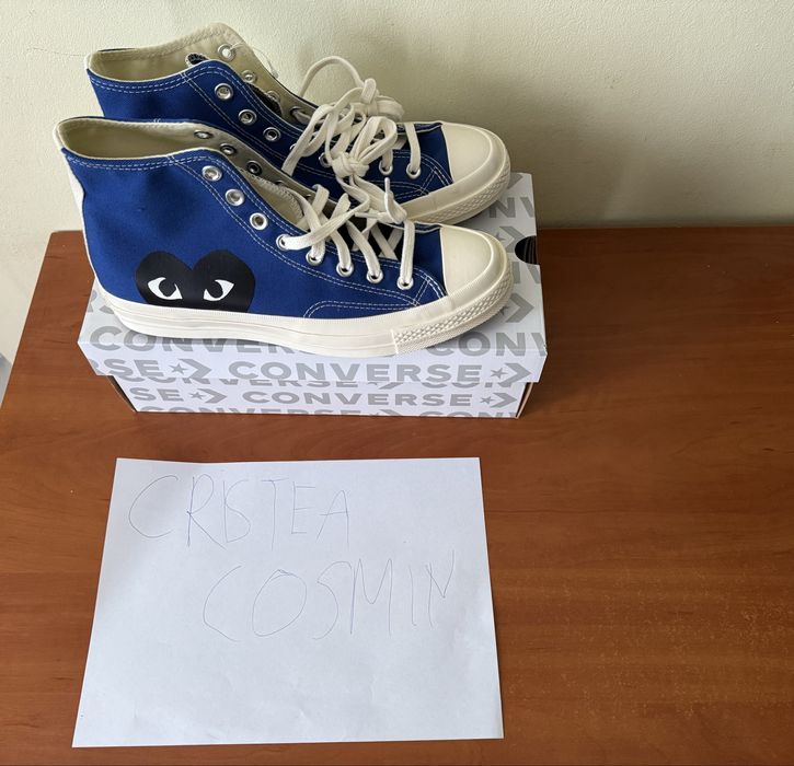 Converse x Commes des Garcons Blue Quartz