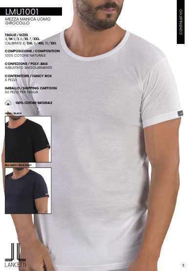 Tricou barbati LANCETTI ( Italia )