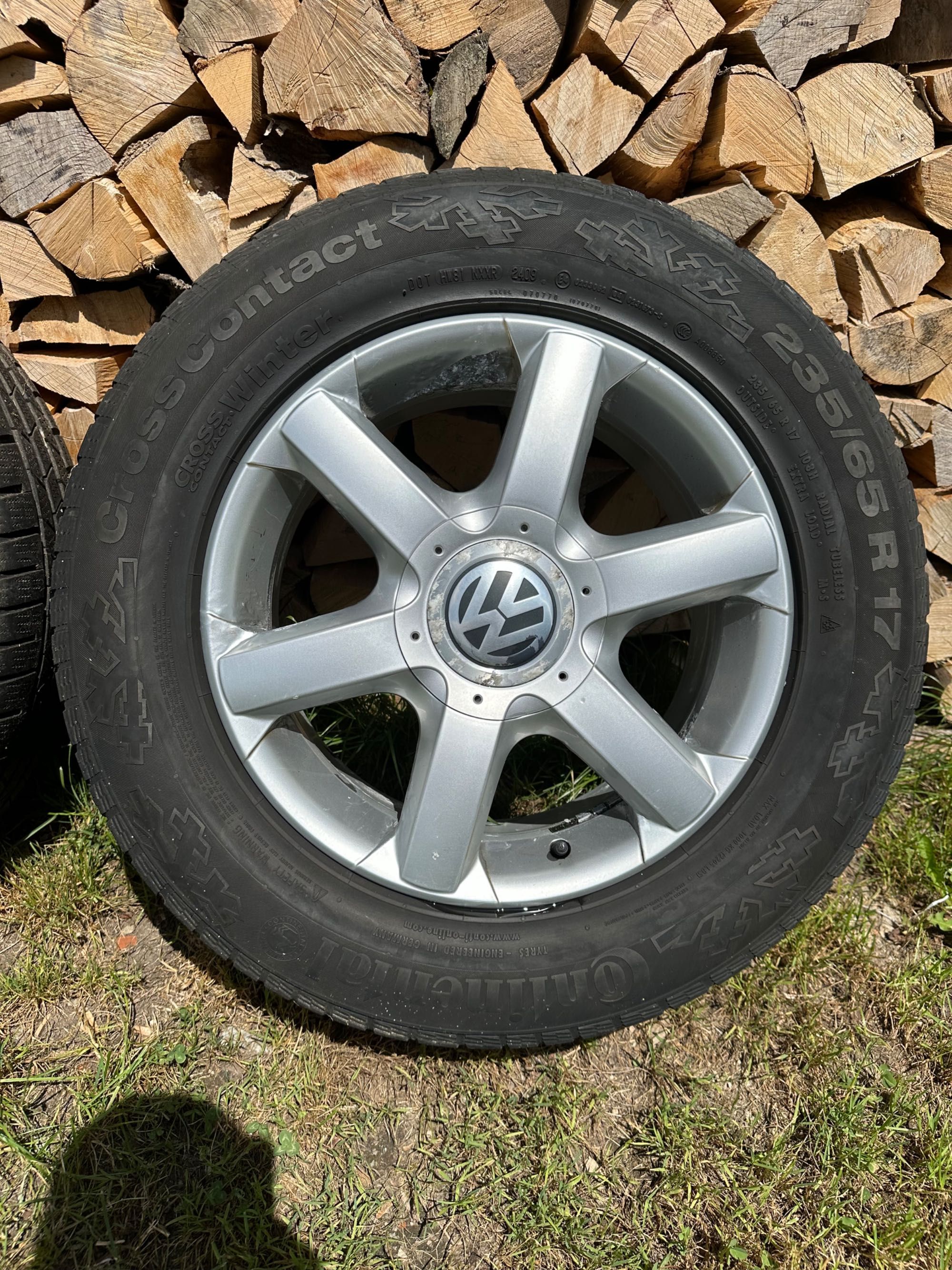 Jante 17 5x120 (Touareg) Cu anvelope Continental! Preț negociabil!!