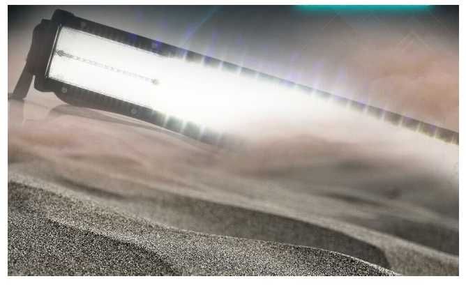 СУПЕР МОЩЕН Led Bar извит 105 См 696W 7D 12V 24V